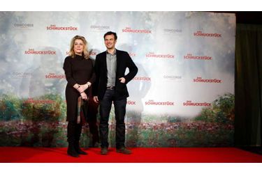 L'actrice Catherine Deneuve et le réalisateur Francois Ozon en promo à Munich pour le film Potiche. 
