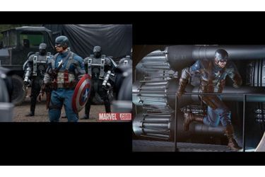 De nouvelles images du film Captain America ont été dévoilées par la société Marvel. Le film de Joe Johnston, avec Chris Evans, est attendu le 17 août. 