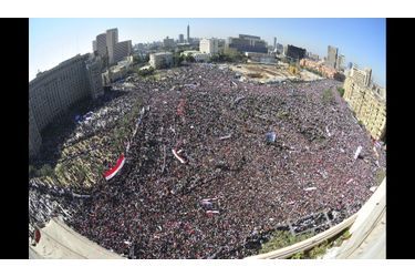 Place Tahrir, au Caire
