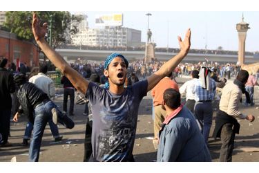 Un manifestant au Caire