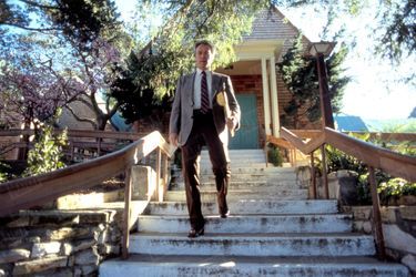Clint Eastwood à la mairie de Carmel, en Californie, mars 1987.