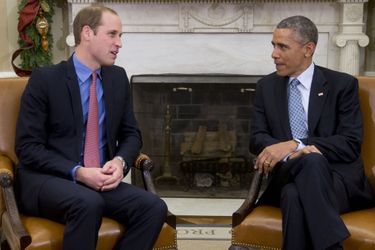 Le prince William rencontre Barack Obama à la Maison Blanche, le 8 décembre 2014