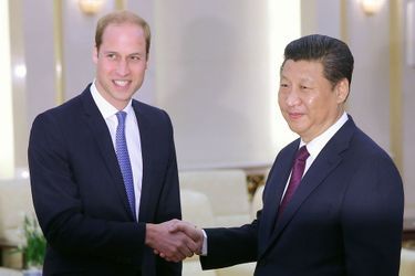 Le prince William rencontre le président chinois Xi Jinping, le 2 mars 2015
