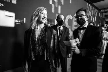 Cate Blanchett, à l&#039;Olympia le 25 février, récompensée d’un César d’honneur pour l’ensemble de sa carrière.