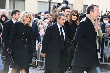 Brigitte Macron, Nicolas Sarkozy et Carla Bruni-Sarkozy