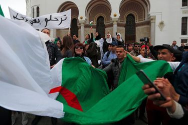 Manifestation à Alger, le 8 mars 2019.