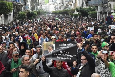 Manifestation à Alger, le 8 mars 2019.
