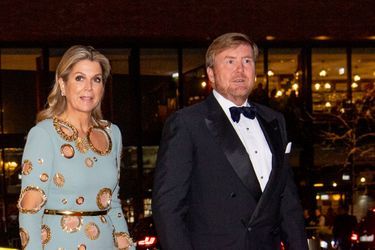 La reine Maxima et le roi Willem-Alexander des Pays-Bas lors de leur visite d’Etat à Oslo, le 10 novembre 2021  
