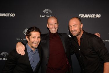 Bixente Lizarazu, Zinédine Zidane, Christophe Dugarry. 