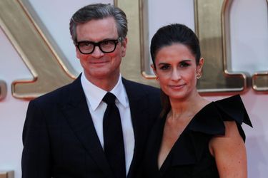 Colin Firth et sa femme Livia Giuggiolo en septembre 2017.