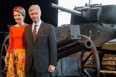 La reine Mathilde et le roi des Belges Philippe au Memorial Hall à Ottawa, le 13 mars 2018