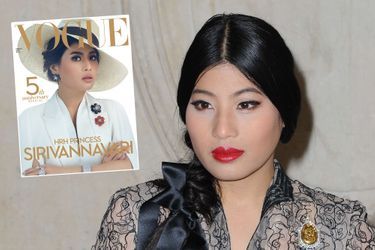 La princesse Sirivannavari Nariratana de Thaïlande (ici à Paris le 26 septembre 2017) fait la une de "Vogue" Thaïlande