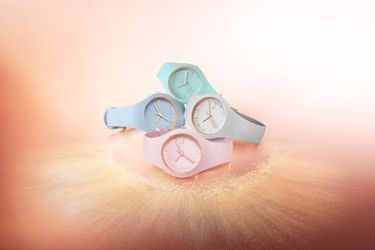 Les ravissantes montres Ice-Glam Pastel pour toujours plus de féminité, élégantes et raffinées. 