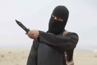 «Jihadi John», un des Britanniques du groupe terroriste Etat islamique, ici dans une vidéo de propagande, en novembre 2014.