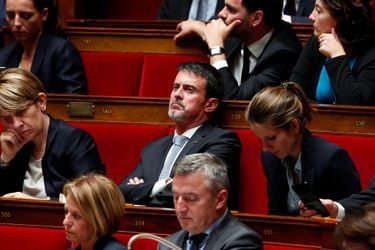 Manuel Valls à l&#039;Assemblée nationale en octobre dernier.