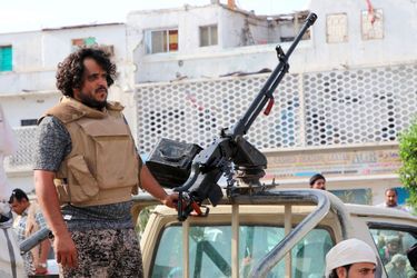 Un combattant séparatiste à Aden, le 28 janvier 2018.