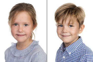 Portraits officiels de la princesse Josephine et Vincent de Danemark pour ses 7 ans, diffusés le 8 janvier 2018