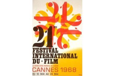 L'affiche du Festival de Cannes 1968