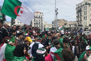 Manifestation à Alger, en Algérie, le 5 avril 2019.