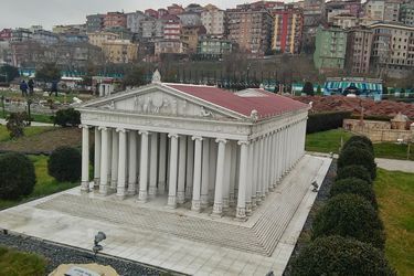 Reconstruction du temple d'Artémis en Turquie.