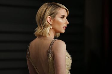 Emma Roberts à l'after-party des Oscars organisée par «Vanity Fair» à Los Angeles en mars 2018