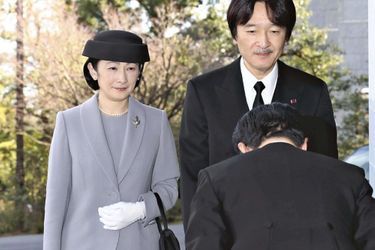 La princesse Kiko du Japon et le prince Fumihito d&#039;Akishino à Tokyo, le 11 mars 2019