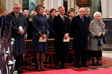 La famille royale de Belgique à Bruxelles, le 19 février 2019