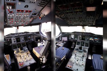 "Pour assurer le confort des pilotes, Airbus a placé le cockpit entre les deux étages de l'avion. L'ergonomie est exceptionnelle, et la clarté de la cabine de pilotage, idéale. Les commandes ont été très peu modifiées pour ne pas avoir à former entièrement les équipes." - Paris Match n°2920, 20 mai 2005.