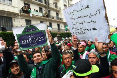 Manifestation à Alger, le 22 mars 2019.