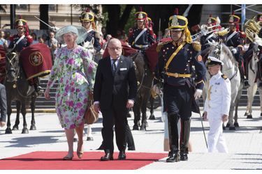 La reine Margrethe II de Danemark en visite d&#039;Etat à Buenos Aires, le 18 mars 2019