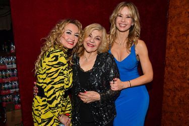 Christelle Chollet, Nicoletta et Romane Serda lors de la 6e édition de la Nuit de la déprime organisée au Casino de Paris le 11 février 2019
