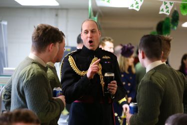 Le prince William lors des célébrations de la Saint-Patrick à Londres le 17 mars 2019