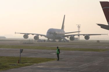 Livraison du premier Airbus A380 à Singapore Airlines, le 15 octobre 2007.