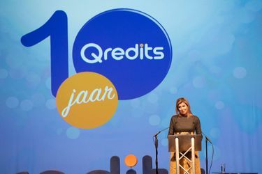 La reine Maxima des Pays-Bas fait un discours à Amersfoort, le 5 mars 2019