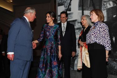 La reine Letizia d&#039;Espagne et le prince Charles d&#039;Angleterre à Londres, le 13 mars 2019