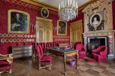 &quot;Petits Appartements&quot; du château de Chantilly restaurés : le salon de Condé