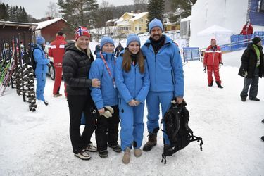 Les princesses Mette-Marit et Ingrid-Alexandra et les princes Haakon et Sverre Magnus de Norvège à Are, le 9 février 2019