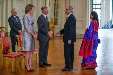 La reine Mathilde et le roi des Belges Philippe à Bruxelles, le 15 janvier 2019