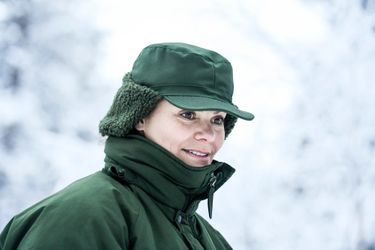 La princesse Victoria de Suède à Arvidsjaur, le 23 janvier 2019