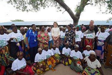 La reine des Belges Mathilde au Mozambique, le 5 février 2019