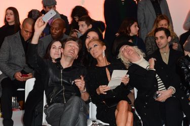 Céline Dion et Pepe Munoz au défilé Alexandre Vauthier à Paris le 22 janvier 2019
