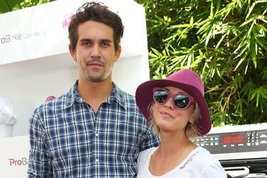 Ryan Sweeting et Kaley Cuoco-Sweeting à la LG Fam-to-Table Series, le 22 août 2015 à Culver City.