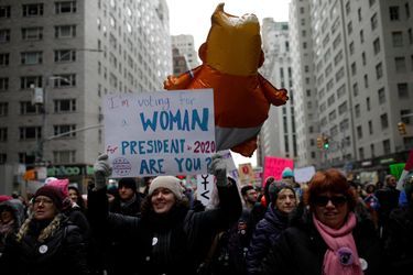 La «marche des femmes» à New York, le 19 janvier 2019.