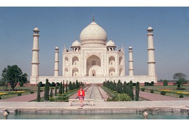 Lady Diana si seule au Taj Mahal, le 11 février 1992