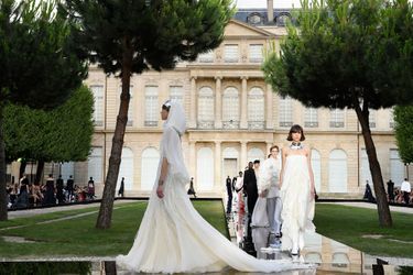 Défilé hommage Givenchy, le 1er juillet 2018 pour la Fashion week Haute couture automne-hiver 2019.