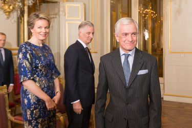 La reine Mathilde et le roi des Belges Philippe à Bruxelles, le 11 janvier 2019