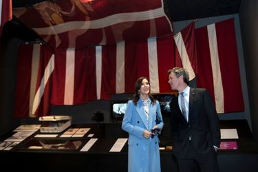 La princesse Mary et le prince Frederik de Danemark à Riga, le 7 décembre 2018