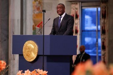 Denis Mukwege à Oslo, le 10 décembre 2018.