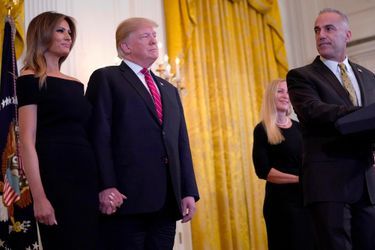 Donald et Melania Trump à la Maison-Blanche, le 6 décembre 2018.