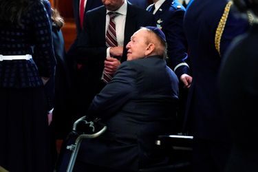 Sheldon Adelson à la Maison-Blanche, le 6 décembre 2018.